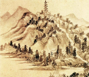 Mountains Painting Wallpaper AJ Wallpaper 