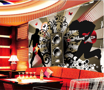 3D Crazy Sound 050 Wallpaper AJ Wallpaper 