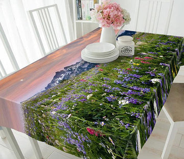 3D Mountain Wildflowers 307 Tablecloths Wallpaper AJ Wallpaper 
