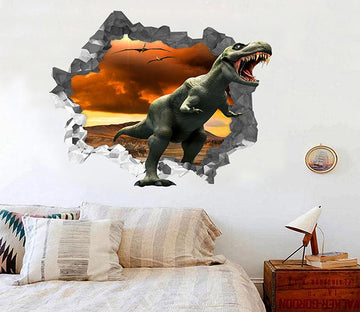3D Big Dinosaur 186 Broken Wall Murals Wallpaper AJ Wallpaper 