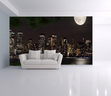 3D Moon City 669 Wallpaper AJ Wallpaper 