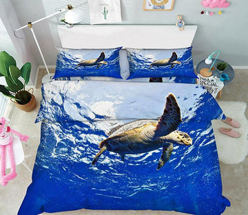 3D Ocean Turtle 75 Bed Pillowcases Quilt Wallpaper AJ Wallpaper 