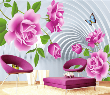 Fresh Flowers And Arches Wallpaper AJ Wallpaper 