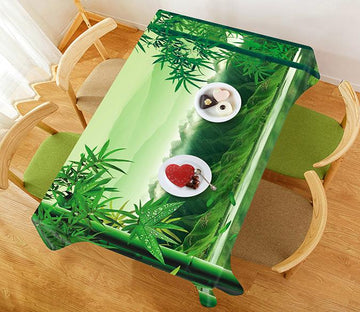 3D Mountain Bamboos 251 Tablecloths Wallpaper AJ Wallpaper 
