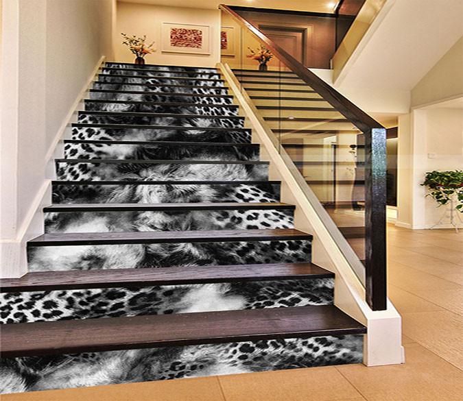 3D Animal Feather Pattern 1140 Stair Risers Wallpaper AJ Wallpaper 