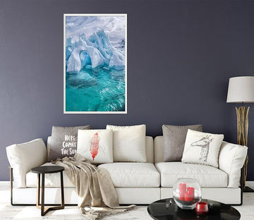 3D Melting Ice 036 Fake Framed Print Painting Wallpaper AJ Creativity Home 