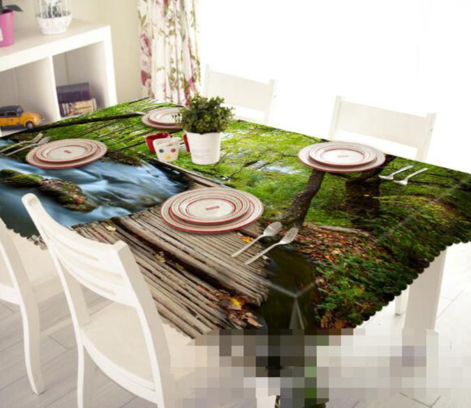 3D Forest River 1213 Tablecloths Wallpaper AJ Wallpaper 