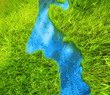 3D Prairie Stream Floor Mural Wallpaper AJ Wallpaper 2 