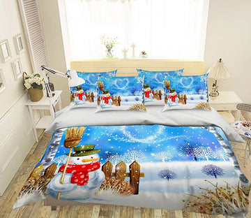 3D Pretty Winter Scenery 161 Bed Pillowcases Quilt Wallpaper AJ Wallpaper 