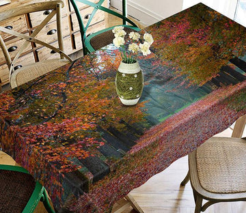 3D Maple Trees Fallen Leaves 533 Tablecloths Wallpaper AJ Wallpaper 