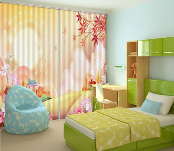 3D Fairy Tale World 354 Curtains Drapes Wallpaper AJ Wallpaper 