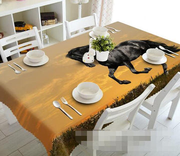 3D Black Horse 1001 Tablecloths Wallpaper AJ Wallpaper 