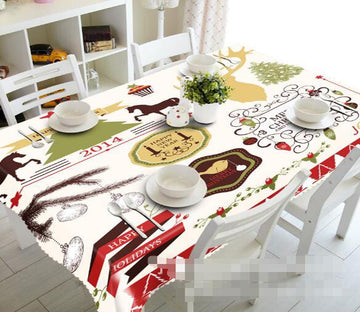3D Christmas Pattern 1374 Tablecloths Wallpaper AJ Wallpaper 