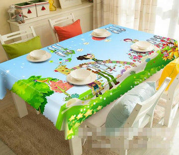 3D Happy Paradise 1329 Tablecloths Wallpaper AJ Wallpaper 