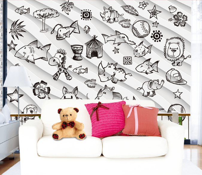 Cute Animals Drawing Wallpaper AJ Wallpaper 2 