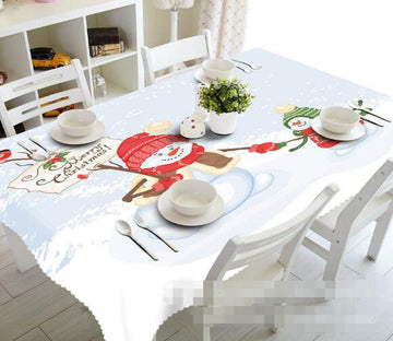 3D Christmas Snowman 1445 Tablecloths Wallpaper AJ Wallpaper 
