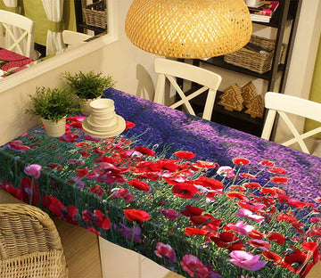 3D Pretty Flowers Field 281 Tablecloths Wallpaper AJ Wallpaper 