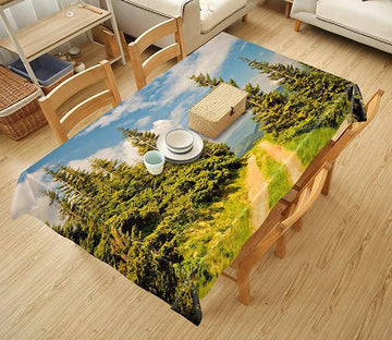 3D Mountain Road Trees 714 Tablecloths Wallpaper AJ Wallpaper 