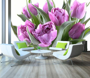 Purple Tulips Wallpaper AJ Wallpaper 
