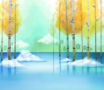 Water Trees Wallpaper AJ Wallpaper 