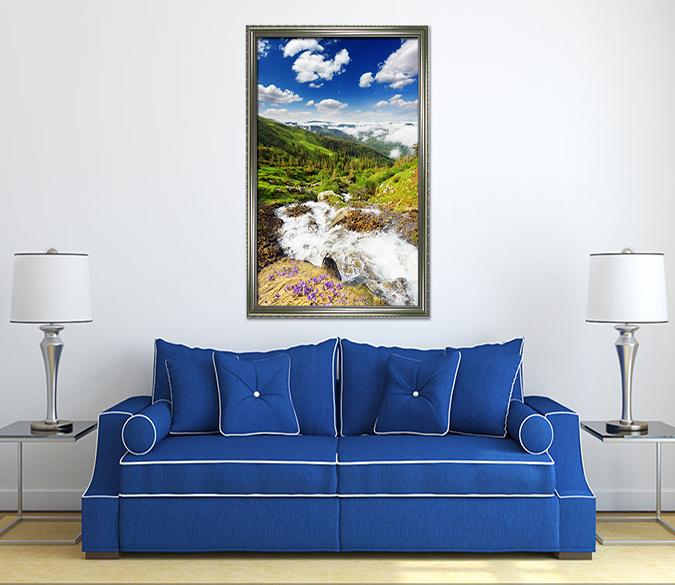 3D Forest Field 116 Fake Framed Print Painting Wallpaper AJ Creativity Home 