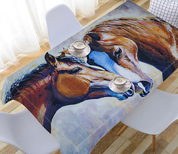 3D Painting Horses 848 Tablecloths Wallpaper AJ Wallpaper 