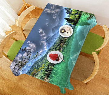 3D Beautiful Lake Scenery 830 Tablecloths Wallpaper AJ Wallpaper 