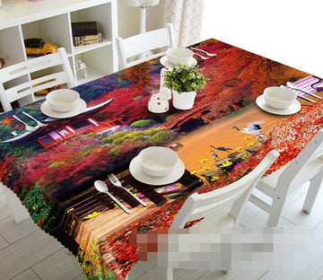 3D Pretty Lake Scenery 1061 Tablecloths Wallpaper AJ Wallpaper 