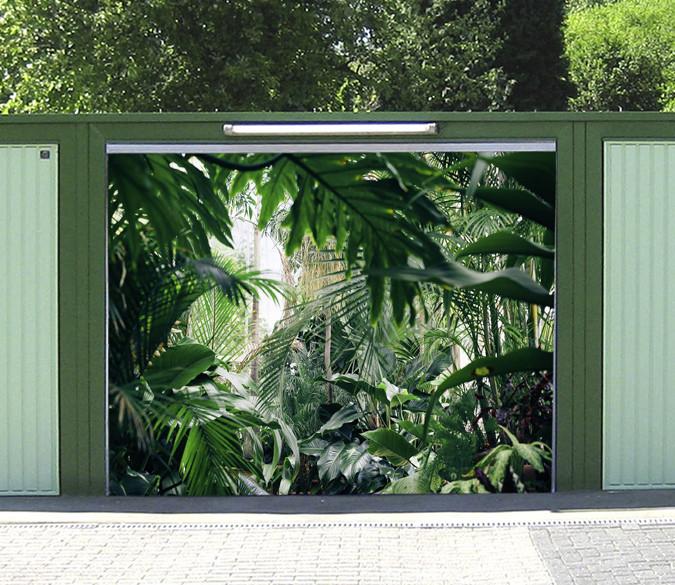 3D Lush Green Plants 276 Garage Door Mural Wallpaper AJ Wallpaper 