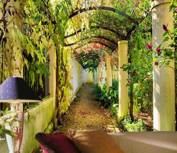 Flowers Corridor Wallpaper AJ Wallpaper 