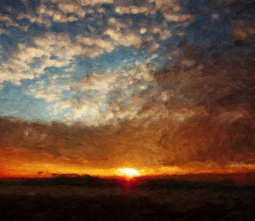 Sunset Painting Wallpaper AJ Wallpaper 