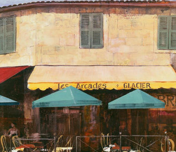 Open-Air Restaurant 2 Wallpaper AJ Wallpapers 