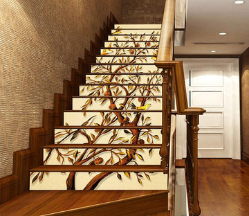 3D Fruits Tree Birds 1477 Stair Risers Wallpaper AJ Wallpaper 