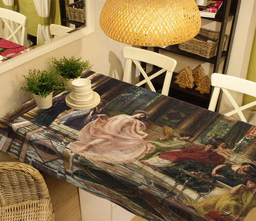 3D Oil Painting Dancing Woman 305 Tablecloths Wallpaper AJ Wallpaper 