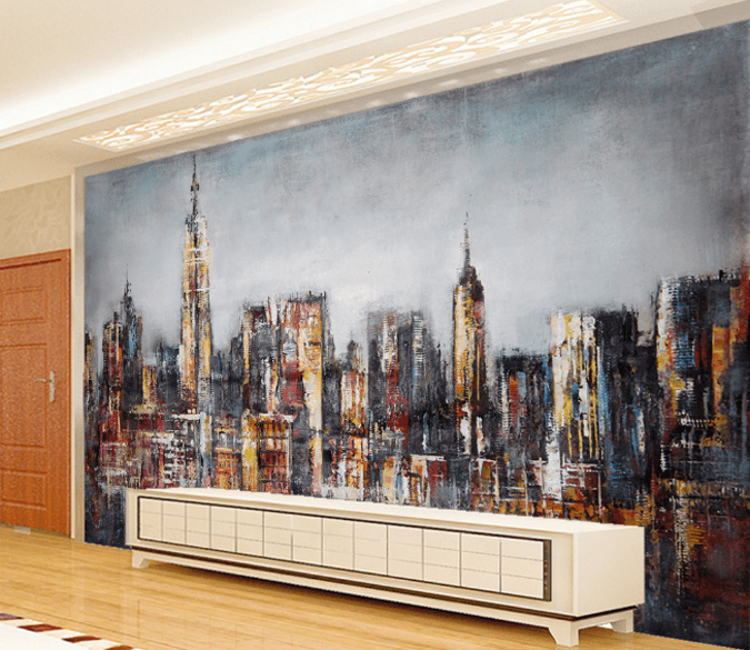 3D Painting City 127 Wallpaper AJ Wallpaper 
