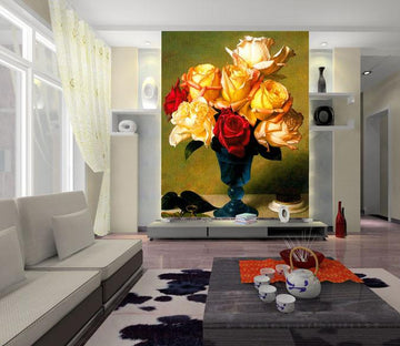 Table Flowers Vase Wallpaper AJ Wallpaper 