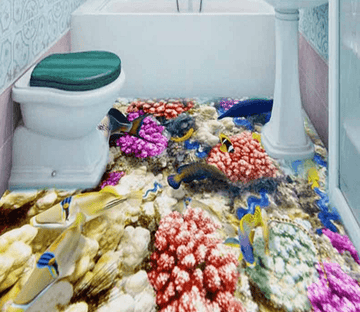 3D Colorful 168 Floor Mural Wallpaper AJ Wallpaper 2 