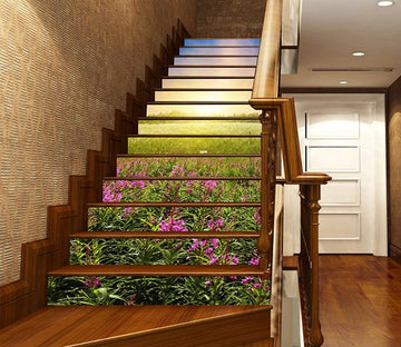 3D Flowers Sunshine 726 Stair Risers Wallpaper AJ Wallpaper 