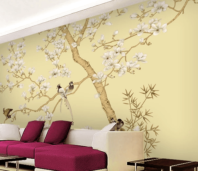 A Blooming Tree Wallpaper AJ Wallpaper 