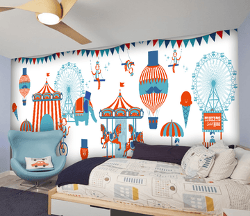 3D Animal Amusement Park Wallpaper AJ Wallpaper 