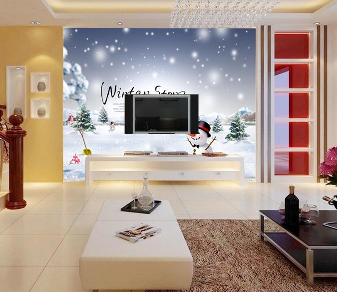 3D Snowman Christmas 102 Wallpaper AJ Wallpaper 