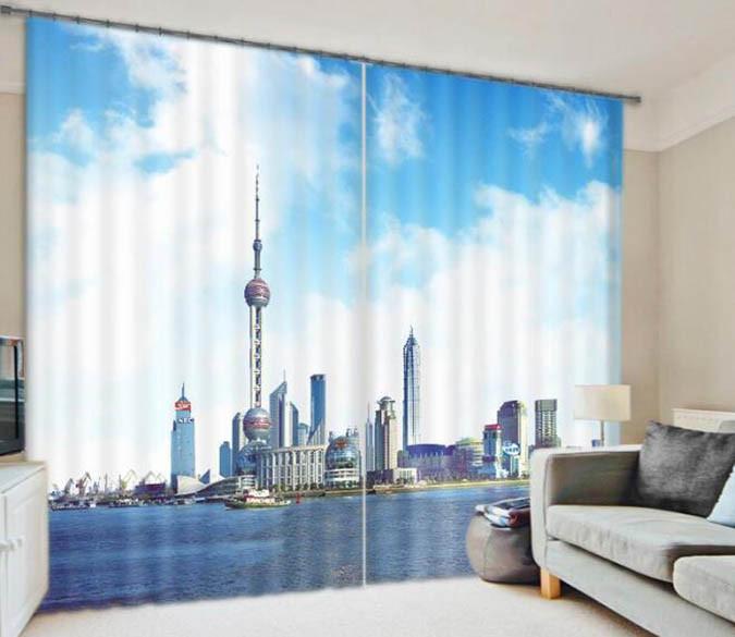 3D New York Scenery 859 Curtains Drapes Wallpaper AJ Wallpaper 