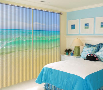 3D Vast Sea Scenery 537 Curtains Drapes Wallpaper AJ Wallpaper 