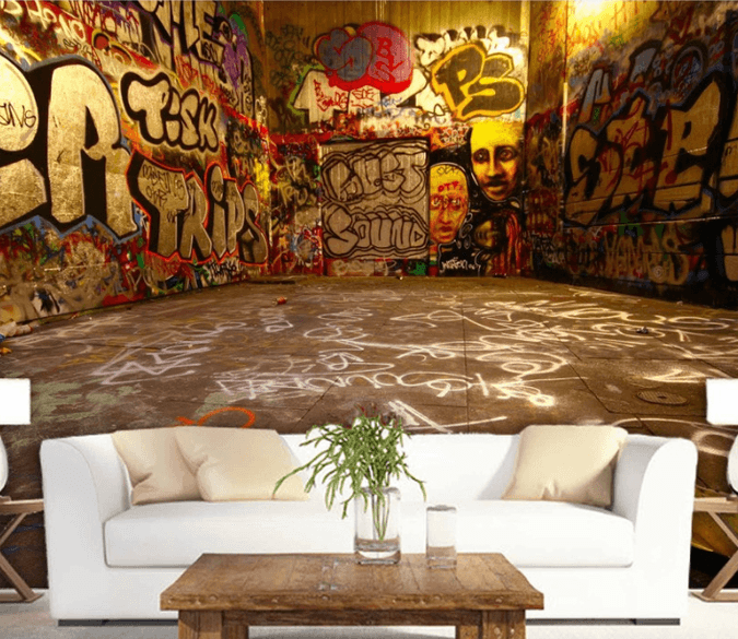 3D Wall Painting 039 Wallpaper AJ Wallpaper 