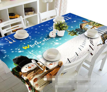 3D Winter Scenery 1349 Tablecloths Wallpaper AJ Wallpaper 