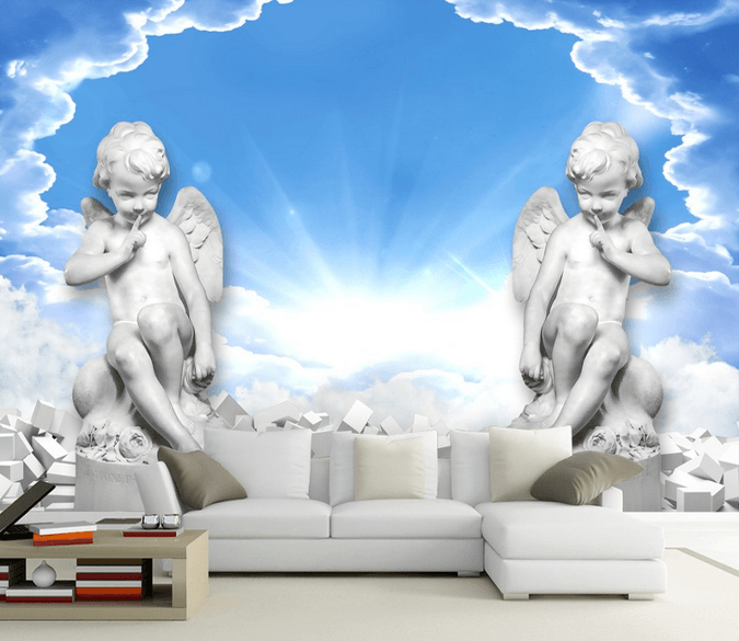 Lovely Angels Statues Wallpaper AJ Wallpaper 