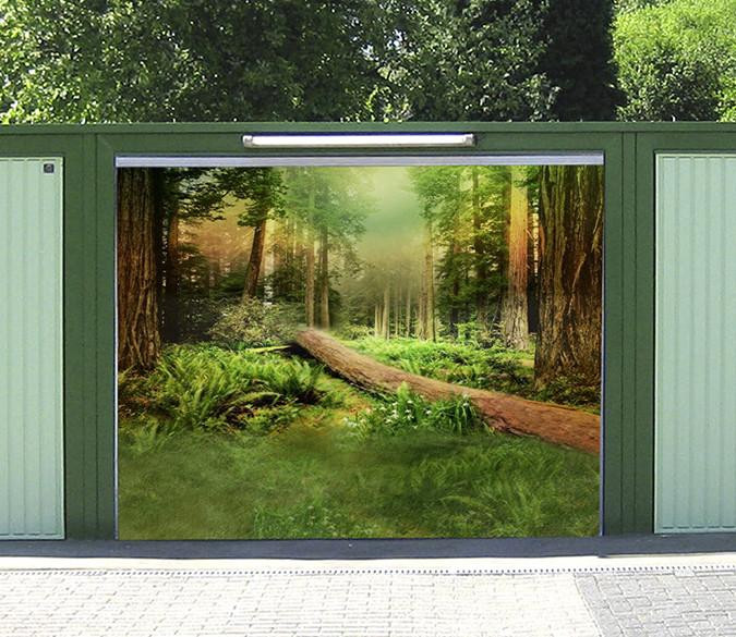 3D Forest Big Trees 207 Garage Door Mural Wallpaper AJ Wallpaper 