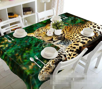 3D Leopard 866 Tablecloths Wallpaper AJ Wallpaper 