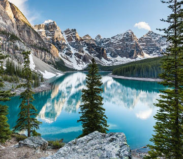 Snow Mountain Lake Wallpaper AJ Wallpaper 