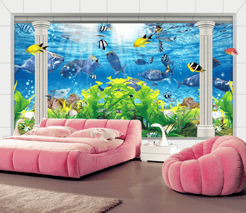 Pillars And Ocean World Wallpaper AJ Wallpaper 2 